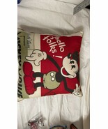 Disney direct Mickey Mouse Hello Folks Pillow 16” By 16” - $34.66 CAD