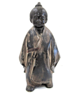 Vintage Japanese Okimono Bronze Sculpture Figure Selfless Child  - €300,23 EUR