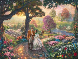 Kinkade Gone With The Wind Cross Stitch Pattern***LOOK*** - $2.95