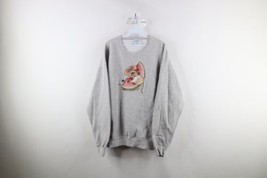 Vintage 90s Streetwear Womens Large Needlepoint Mouse Watermelon Sweatsh... - £35.53 GBP