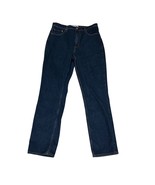Abercrombie &amp; Fitch The Slim Straight Ultra High Rise Dark Wash Jeans 31... - $452.50 MXN