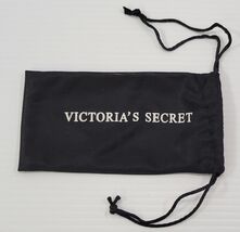 R) Victoria's Secret Black Sunglass Accessory Drawstring Storage Bag - $7.91