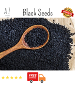 Organic Whole Black Seeds Natural Herb Nigella Sativa Spice الحبة السودا... - €9,45 EUR+