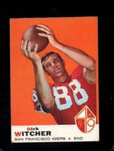 1969 Topps #91 Dick Witcher Vg+ 49ERS *X71987 - £1.76 GBP