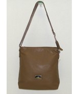 NWOT CARPISA Taupe Faux Leather Cross-body Messenger Shoulder Handbag - £21.06 GBP