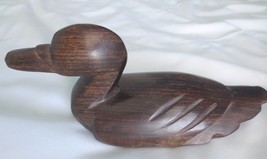 Carved Sonoran Desert Ironwood Mallard Drake Duck Wood Figurine Sculpture - £27.36 GBP