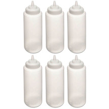6 Pc Squeeze Bottles Ketchup Mustard Bbq Containers Dispenser Kitchen Co... - £23.17 GBP
