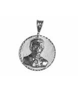 .925 Sterling Silver Jesus Malverde (Figure Religious Sinaloa) Pendant - £102.98 GBP