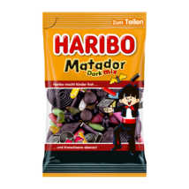 Haribo Matador Dark Mix Licorice Mix Gummies 320g-Made In Denmark Free Shipping - £12.65 GBP