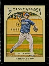 2011 Topps Gypsy Queen Baseball Trading Card #222 Heath Bell San Diego Padres - £7.63 GBP