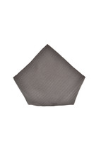 ARMANI COLLEZIONI Mens Pocket Square Ornamental Black Size 13&quot; X 13&quot; 00041  - £22.82 GBP