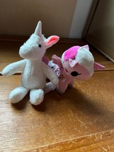 ot of Mini Pink Plush Tokidoki Unicorn Mermaid &amp; White UNICORN Stuffed Animals – - £9.06 GBP