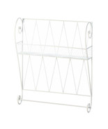 WHITE WIRE WALL SHELF - $1,236.44 MXN