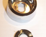 1965 CHRYSLER NEW YORKER WIPER SWITCH BEZEL &amp; NUT OEM NEWPORT 300 - $44.99