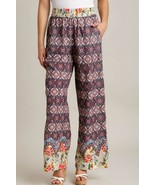Umgee Full Size Mixed Print Elastic Waistband Pants Plus Size - €33,30 EUR+