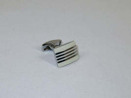 Men J.Valintin Cufflinks by Vitorofolo for French Cuff Shirt V29-35 White Silver image 4