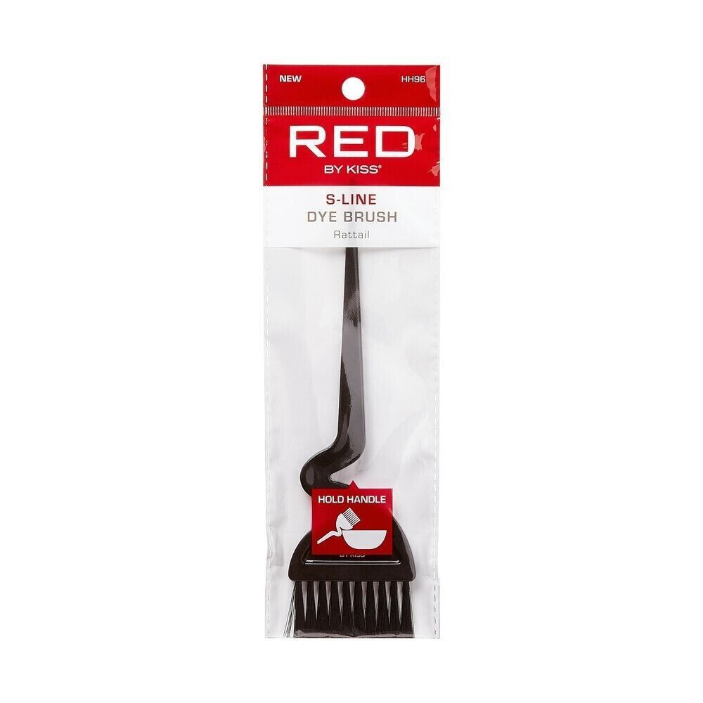 RED BY KISS S-LINE DYE BRUSH RATTAIL #HH96 - $2.59