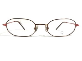 Nine West 131 UA6 Eyeglasses Frames Brown Red Round Full Rim 47-18-135 - £32.92 GBP