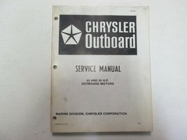1986 Chrysler Fuoribordo 45 50 HP Servizio Riparazione Shop Manuale Sia 3871 OEM - £27.99 GBP