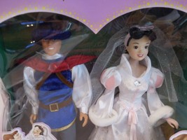 Disney Snow White and Prince Wedding Gift Set Special Edition 2005 New i... - $90.10