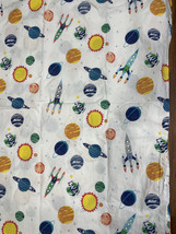 Pottery Barn Kids &quot;Solar System&quot; Twin Flat Sheet - £15.45 GBP