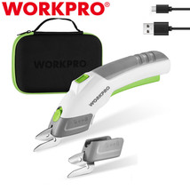 WORKPRO Crafting Cordless Electric Scissors 4V Shears Cutting Tool With ... - £65.28 GBP