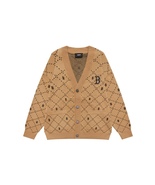 MLB The Boston Red Sox Printed Knit Cardigan Light Camel - £51.83 GBP