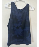 Gap Gapfit Blue Camo Active Tunic Tank Top Size Large Tall - $27.32 CAD