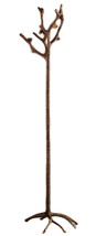 Bronze Finish Aluminum Pinecone Coat Rack - $544.50