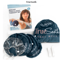 True Sooth Heal Well Breast Cold &amp; Heat Therapy Set-Discomfort &amp; Pain 4 Packs - £23.51 GBP