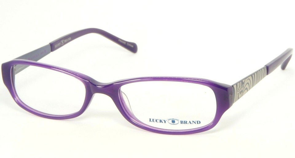 NEW LUCKY BRAND JADE SHINY PURPLE EYEGLASSES GLASSES Kids FRAME 48-16-130mm - $27.72