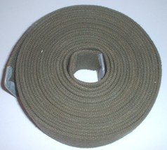 US Military (??) thick cotton Olive Drab web strap; 2 inches wide X 20 f... - £19.61 GBP