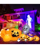 Halloween Inflatables Outdoor Decorations, Long Inflatable Blow Ups Yard... - $50.02 CAD
