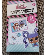 LOL Surprise 16 Puzzle Valentine Cards &amp; Envelopes Lets Be Friends New i... - $165.22 MXN