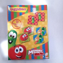 Veggie Tales Memory Match Board card Game Cardinal kids tv show preschoo... - $27.00