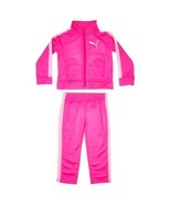 Puma Toddler Girls 2 Pc Tracksuit Set, Pink/White Colors. Size 2T(US). NWT - £22.13 GBP