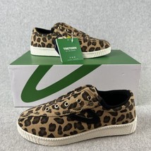 Tretorn Sneakers Girls Size 13 Youth Slip On No Lace Leopard print Canvas New - £19.57 GBP