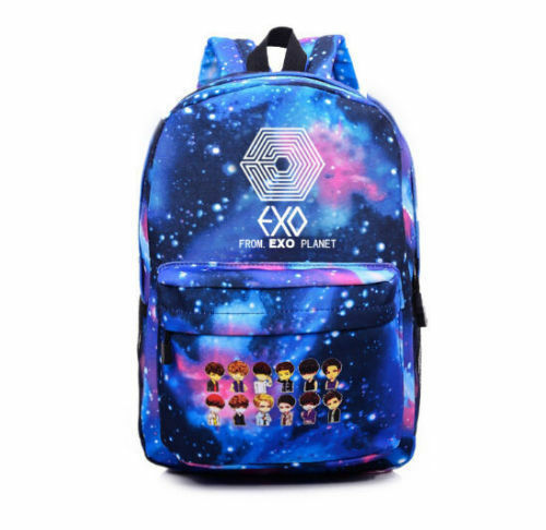 EXO  Schoolbag GOT7 Winner VIXX Starry Sky Backpack Satchel  Kpop - $13.38