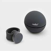 Palomar Nello Magnetic Bike Bell 3 Kinds of Sound Anthracite (1.5&quot; Dia.) - £18.79 GBP