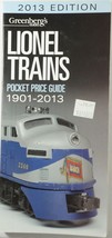 Greenberg&#39;s Guide To Lionel Trains Pocket Price Guide Booklet 1901-2013 ... - $55.97 MXN