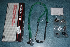  NEW Adscope 641 Sprague Rappaport Stethoscope In Green - FAST SHIPPING!  - £10.67 GBP
