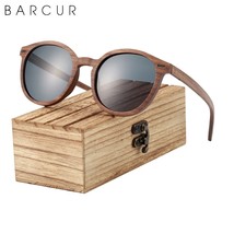 Stylish Brand Cat Eey Walnut Wood Sunglasses Polarized Men Women Sun glasses UV4 - £56.50 GBP