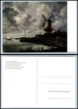 Vintage ART Postcard -&quot;Mill Near Wijk Bij Duurstede&quot;, by Jacob Van Ruisd... - €2,45 EUR