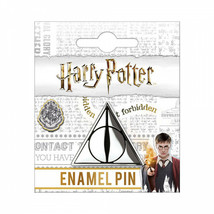 Harry Potter Deathly Hallows Enamel Pin White - £12.56 GBP