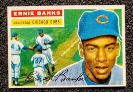 Ernie Banks Chicago Cubs Autograph Rookie Card. Reprint Mint Condition!! - £1.54 GBP