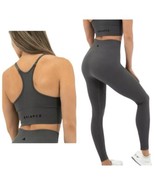 Balance Athletica Vitality Energy Set Sports Bra Leggings Size S Graphit... - $35.00