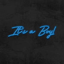 It a Boy | LED Neon Sign, Neon Sign Custom, Home Decor, Gift Neon light - £31.97 GBP+