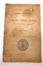 1916 Canned Fruit &amp; Preserves Jellies Farmers Bulletin #203 US Dept Agri... - $292.15 MXN