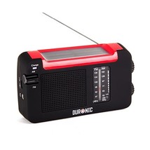 Duronic Hybrid Radio Wind Up Solar and Rechargeable AM/FM Radio with USB... - $48.00