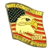 Welcome 1991 Desert Storm Hat Tac or Lapel Pin - $6.58